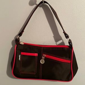 ⭐️Host Pick⭐️ Esprit vintage black & red nylon purse